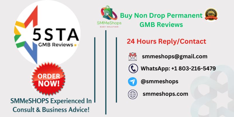 Buy Non Drop Permanent GMB Reviews 