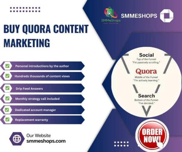 Buy Quora Content Marketing